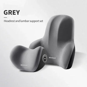 Car Neck Pillow Protective Lumbar Back Support Breathable Memory Foam Car Headrest Cushion Relieve Stress Car Seat Pillow