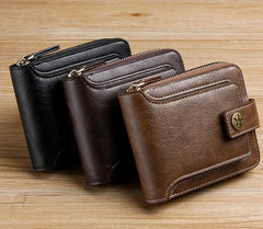 Vintage PU Leather Small Wallet for Men Best Price in Men Jewerly - 2025