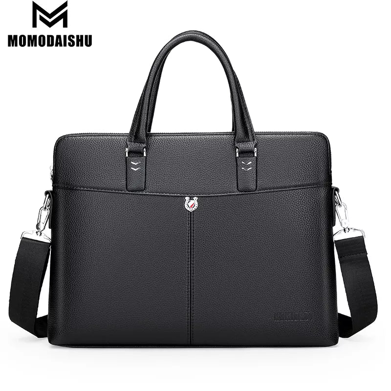 Men's Business Leather Briefcase Best Price in Men Jewerly - 2023