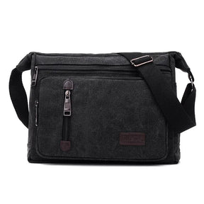 Canvas Shoulder Bag Retro Multi-Layered Casual for Men Best Price in Men Jewerly - 2023