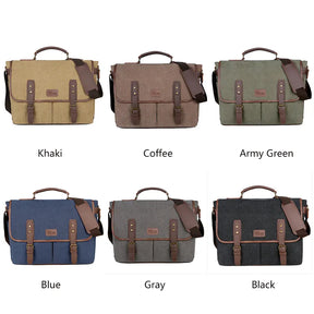 Vintage Canvas 14-inch Laptop Messenger Bag for Men Best Price in Men Jewerly - 2023