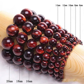 Red Tiger Eye Stone Buddhist Rosary Bracelet Best Price in Men Jewerly - 2023