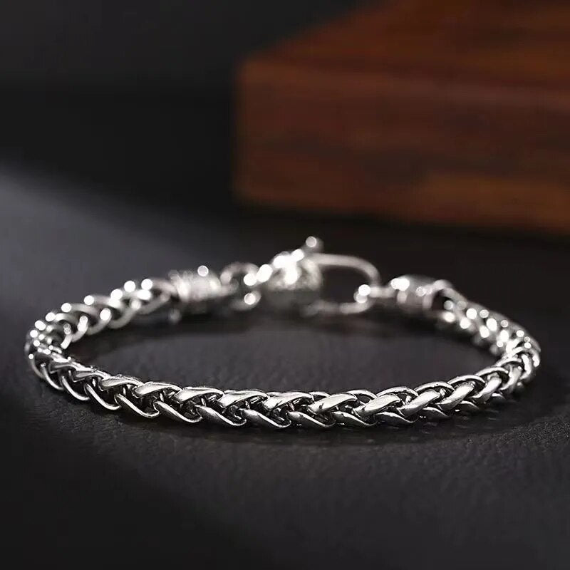 925 Sterling Fashion Vintage Bracelet for Men Best Price in Men Jewerly - 2023