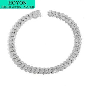 HOYON Moissanite Cuban Chain Necklace for Men Best Price in Men Jewerly - 2023