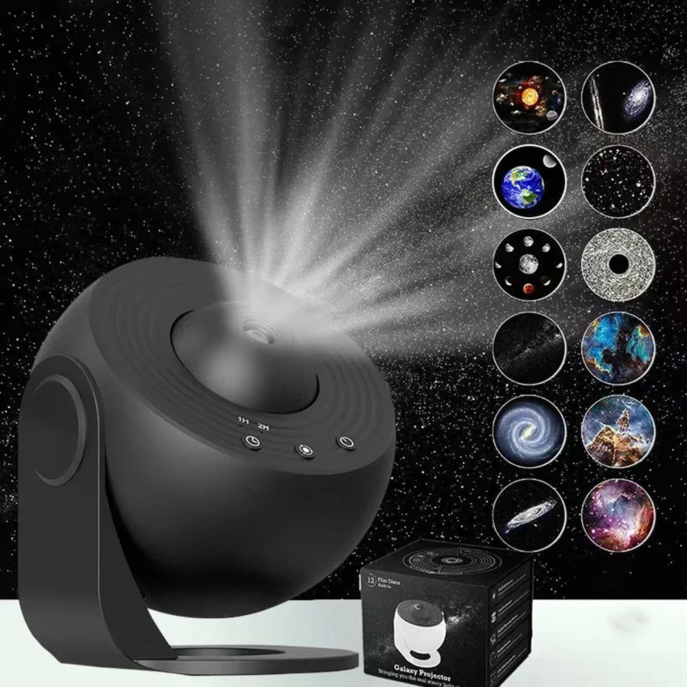 Night Light Galaxy Projector Starry Sky Projector 360° Rotate Planetarium Lamp For Kid Bedroom living room Galaxy atmosphere led