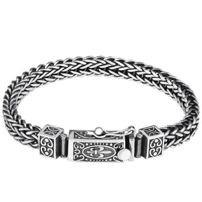 Retro Totem Double Row Silver Charm Bracelet Best Price in Men Jewerly - 2023