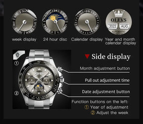 OLEVS Automatic Mechanical Men's Watch Best Price in Men Jewerly - 2023