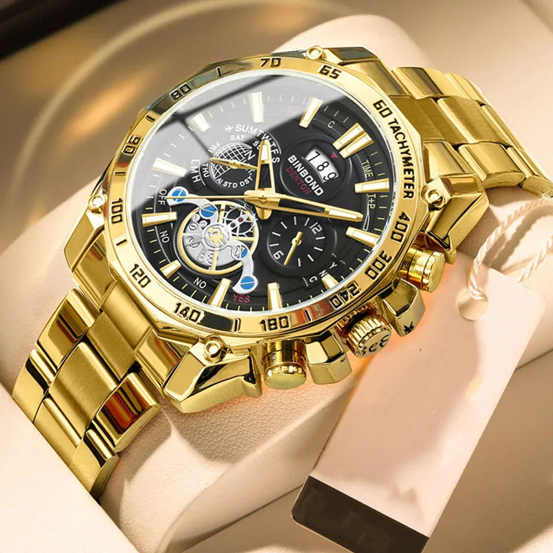 Luxury Men's Quartz Watch with Luminous Date Best Price in Men Jewerly - 2023