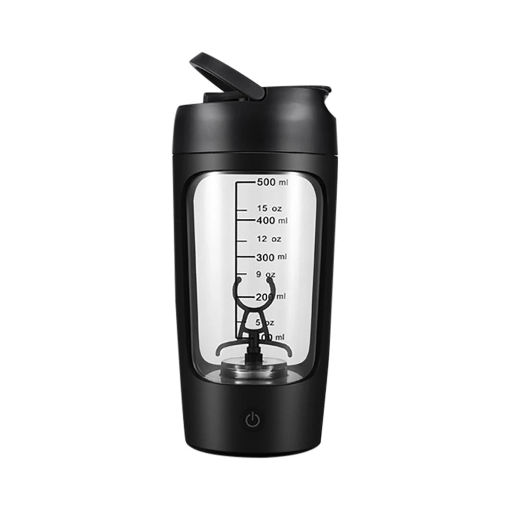 USB 650Ml Electric Protein Shaker Bottle Whey Protein Powder Mixing Bottle Sports Fitness Gym Outdoor Travel Bottle Rechargeable