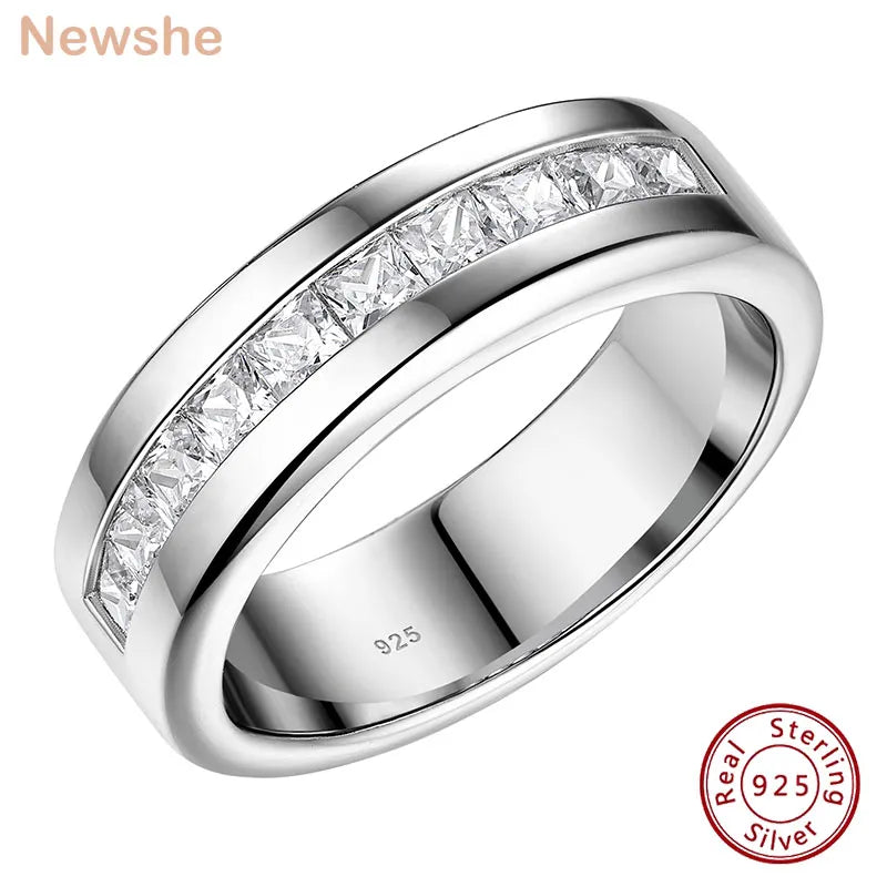 Genuine 925 Sterling Silver Wedding Ring for Men Best Price in Men Jewerly - 2023