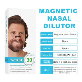 30Days/Box Nasal Breathing Dilators Starter Kits Magnetic Nose Strips Increase Sports Air Intake Improve Sleeping Reduce Snoring