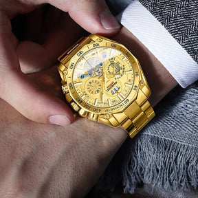 Luxury Men's Quartz Watch with Luminous Date Best Price in Men Jewerly - 2023