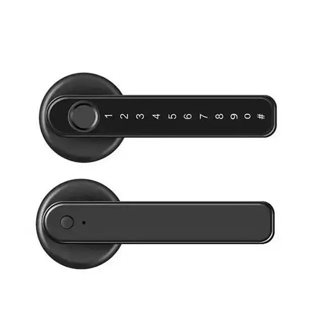 Bluetooth Smart Lock TTLOCK Security Latch Fingerprint Electronic Door Handle Lever Handle Lock Knob Lock