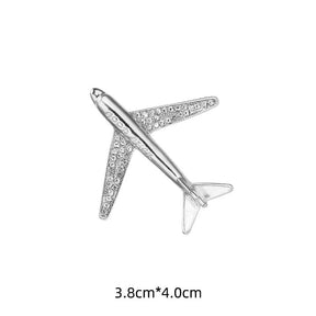 Airplane Brooch with Diamonds for Men Best Price in Men Jewerly - 2023