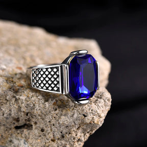 Men's Vintage Stainless Steel Onyx Ring Best Price in Men Jewerly - 2023