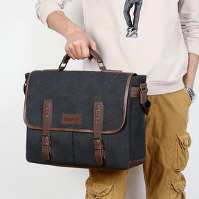 Vintage Canvas 14-inch Laptop Messenger Bag for Men Best Price in Men Jewerly - 2023