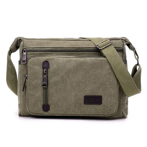 Canvas Shoulder Bag Retro Multi-Layered Casual for Men Best Price in Men Jewerly - 2023