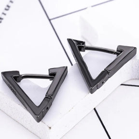 Punk Stainless Steel Stud Earrings with Black Set for Men Best Price in Men Jewerly - 2023