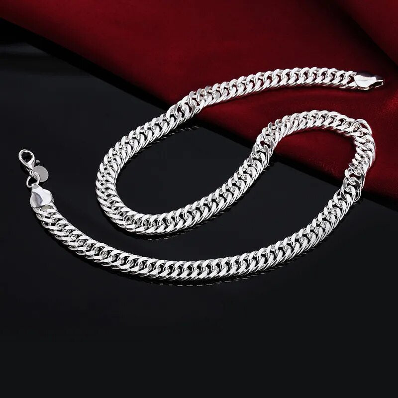 925 Silver 10MM Necklaces Chain for Men Best Price in Men Jewerly - 2023