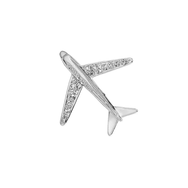 Airplane Brooch with Diamonds for Men Best Price in Men Jewerly - 2023