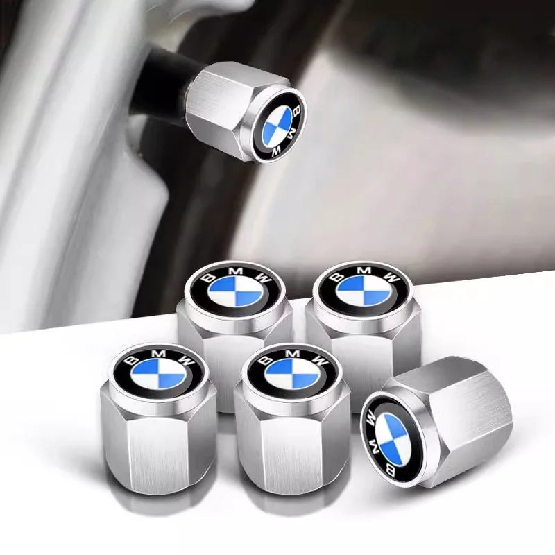 5PCS Car Wheel Tire Valve Cap Tyre Stem Cover For BMW 1 3 5 7 Series M Performance X1 X3 X4 X5 F10 F15 F16 F20 F30 M3 M4 E34 E46