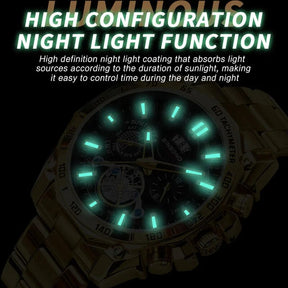 Luxury Men's Quartz Watch with Luminous Date Best Price in Men Jewerly - 2023