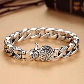 925 Sterling Silver Six Word Truth Rotatable Bracelet for Men Best Price in Men Jewerly - 2023