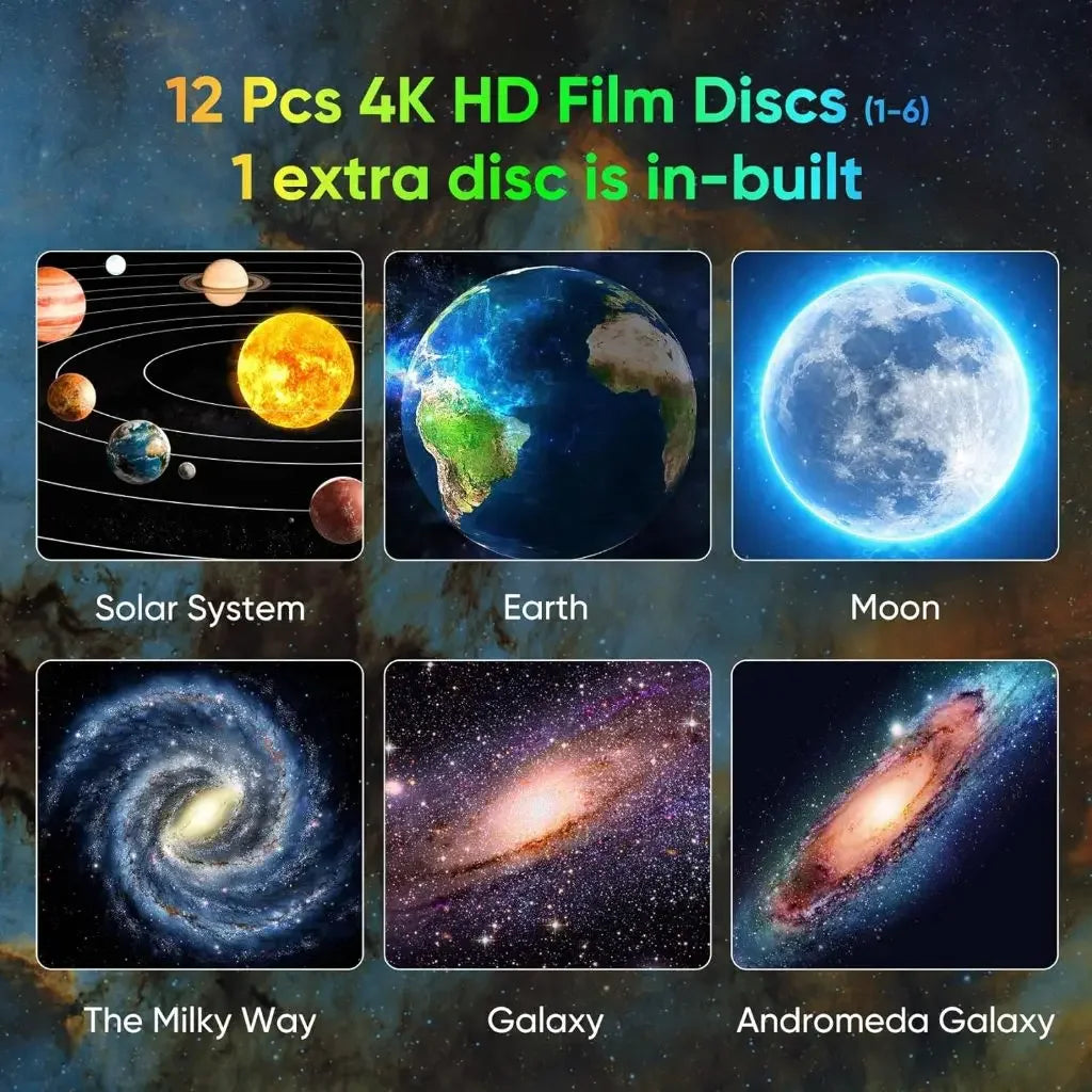 Night Light Galaxy Projector Starry Sky Projector 360° Rotate Planetarium Lamp For Kid Bedroom living room Galaxy atmosphere led