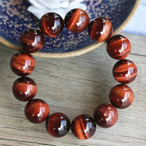 Red Tiger Eye Stone Buddhist Rosary Bracelet Best Price in Men Jewerly - 2023