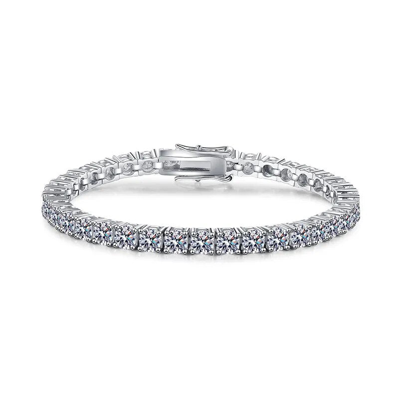 Real Moissanite Tennis Bracelet Best Price in Men Jewerly - 2023