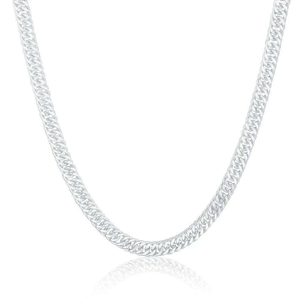 925 Sterling Silver Side Chain Necklace Best Price in Men Jewerly - 2023