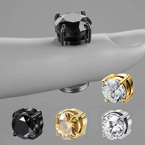 Magnetic Stud Earring with Crystal Clip for Men Best Price in Men Jewerly - 2023