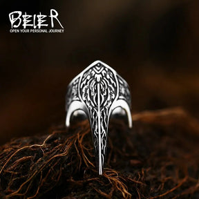 Beier 316L Stainless Steel Viking Totem Thor Mjolnir Ring Best Price in Men Jewerly - 2023