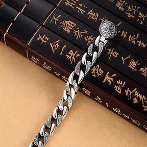 925 Sterling Silver Six Word Truth Rotatable Bracelet for Men Best Price in Men Jewerly - 2023