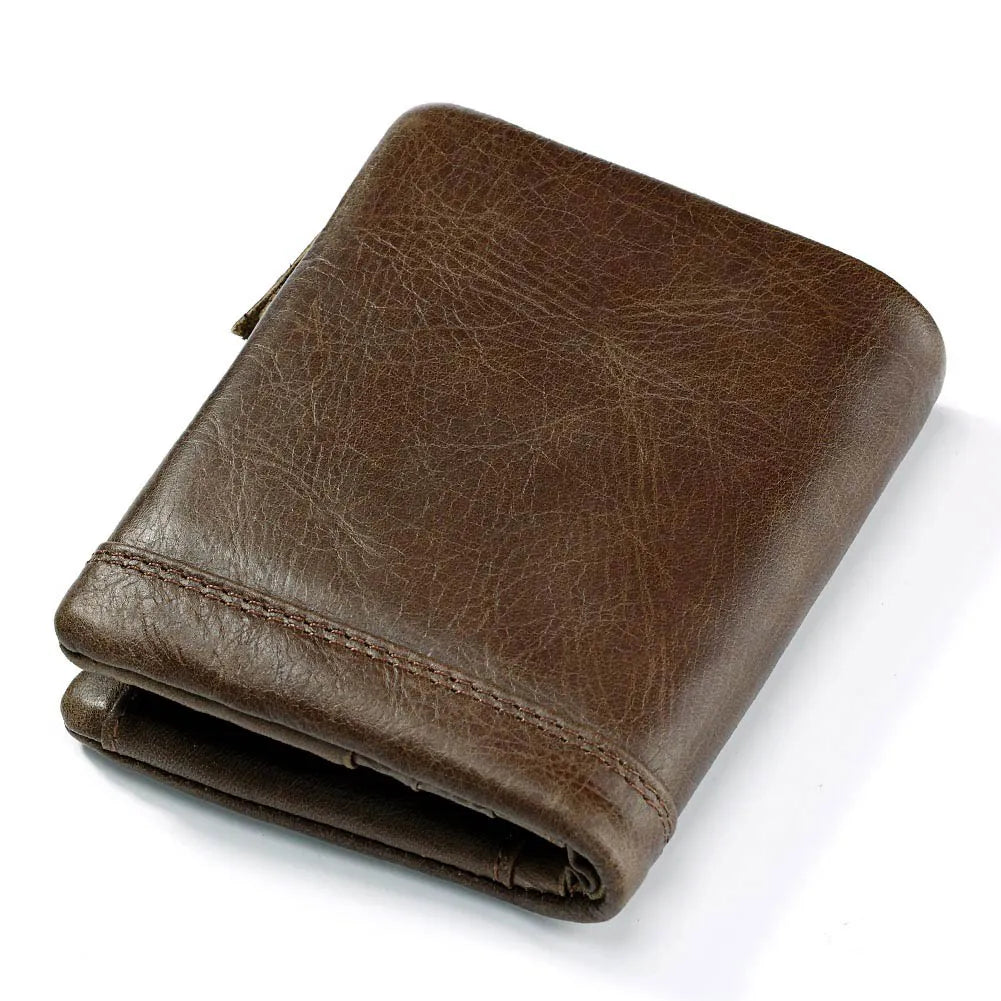 100% Genuine Leather Men's Wallet with Coin Purse Best Price in Men Jewerly - 2023