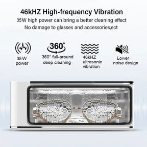 35W Ultrasonic Cleaner for Glasses and Jewelry Best Price in Men Jewerly - 2023