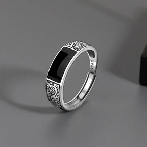 925 Sterling Silver Men's Ring with Dragon Pattern Best Price in Men Jewerly - 2023