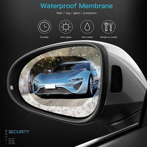 2X Car Mirror Rain-proof Film Car Rearview Mirror Waterproof Film Window Glass Anti-Fog Anti-reflective Sticker Auto Accessores