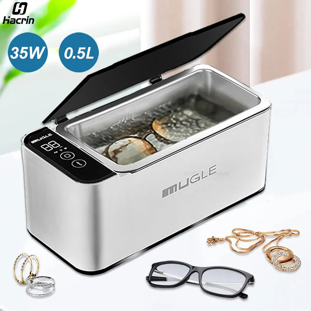 35W Ultrasonic Cleaner for Glasses and Jewelry Best Price in Men Jewerly - 2023