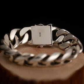 Domineering Bracelet S925 Silver Thick Cuban Punk Hip Hop for Men Best Price in Men Jewerly - 2023