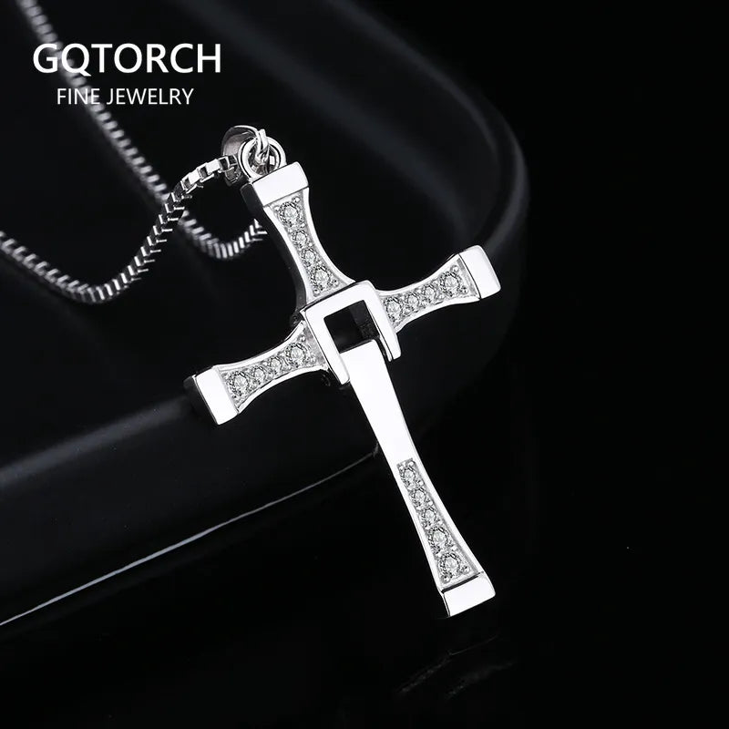 Fast & Furious Rotatable Cross Pendant Necklace for Men Best Price in Men Jewerly - 2023