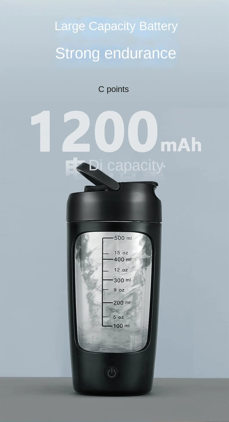 650ml USB Electric Portable Whey Protein  Shaker bottle  Fully Automatic Stirring Cup Rechargeable  Gym  BA Free Cocktail Blend