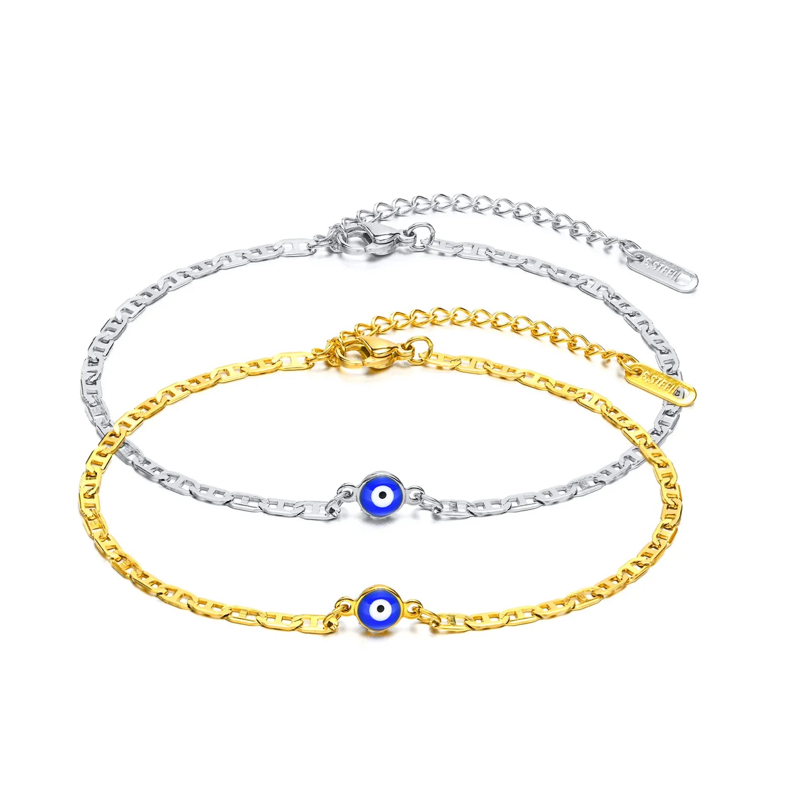 Anklets for Men, Turkey Evil Blue Eye Best Price in Men Jewerly - 2023