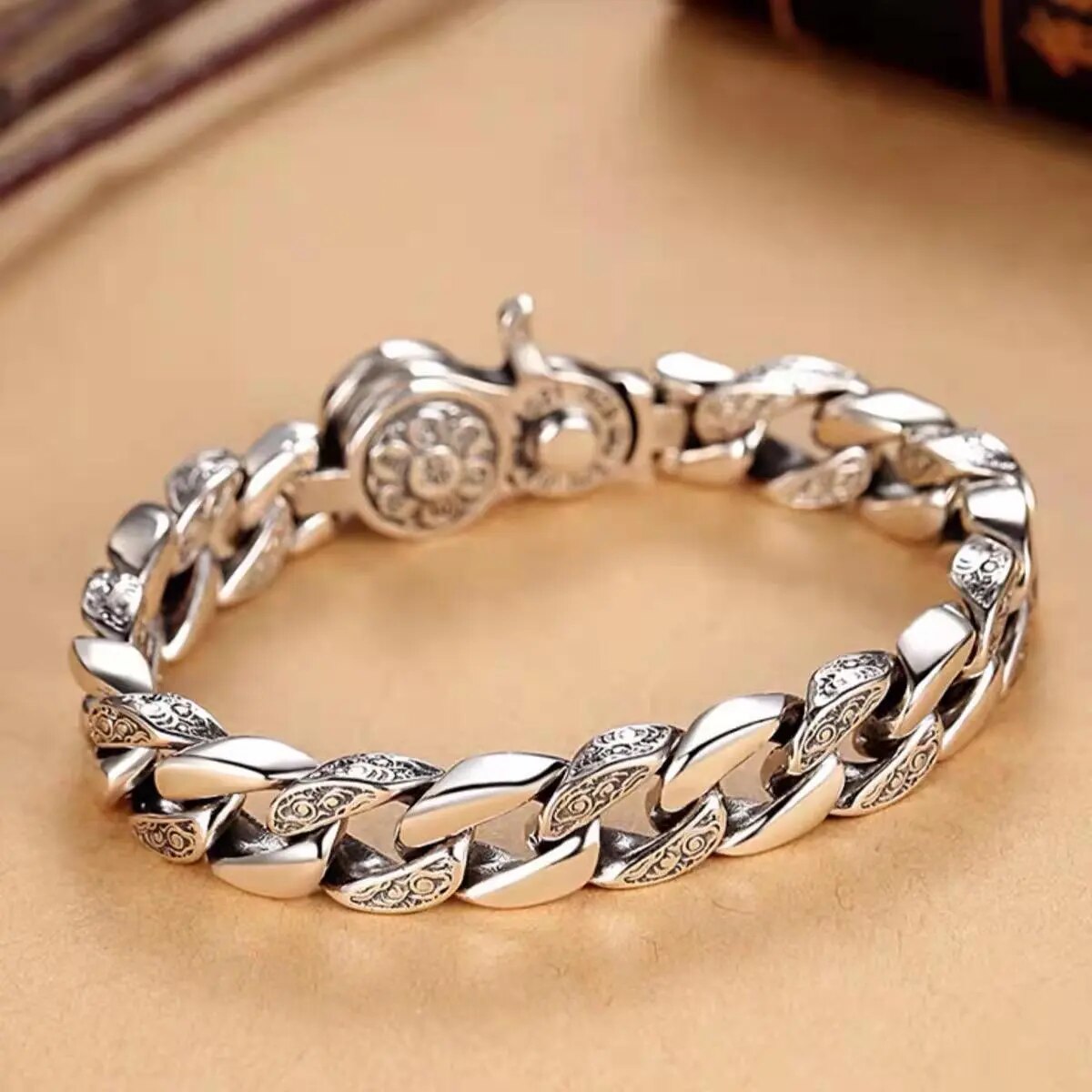 925 Sterling Silver Six Word Truth Rotatable Bracelet for Men Best Price in Men Jewerly - 2023