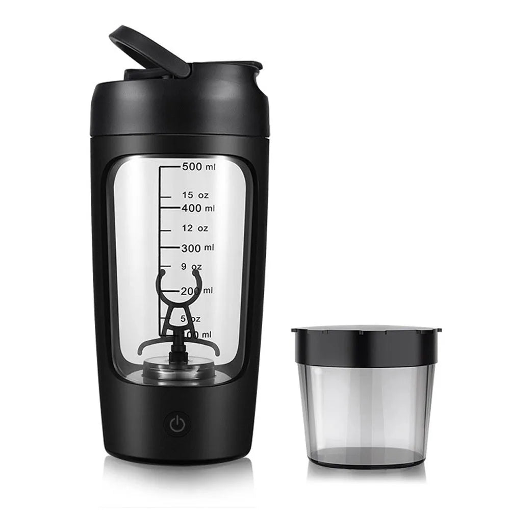 Electric Protein Shaker Bottle Portable 1200mAh Rechargeable Blender Cup Automatic Self Stirring Mug 650ml Mixing Cups for Fitne