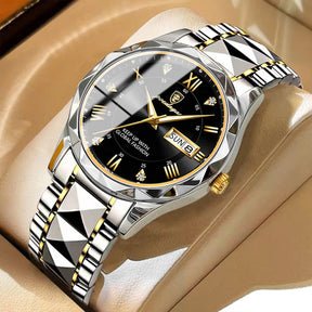 POEDAGAR Stainless Steel Men's Watch Best Price in Men Jewerly - 2023