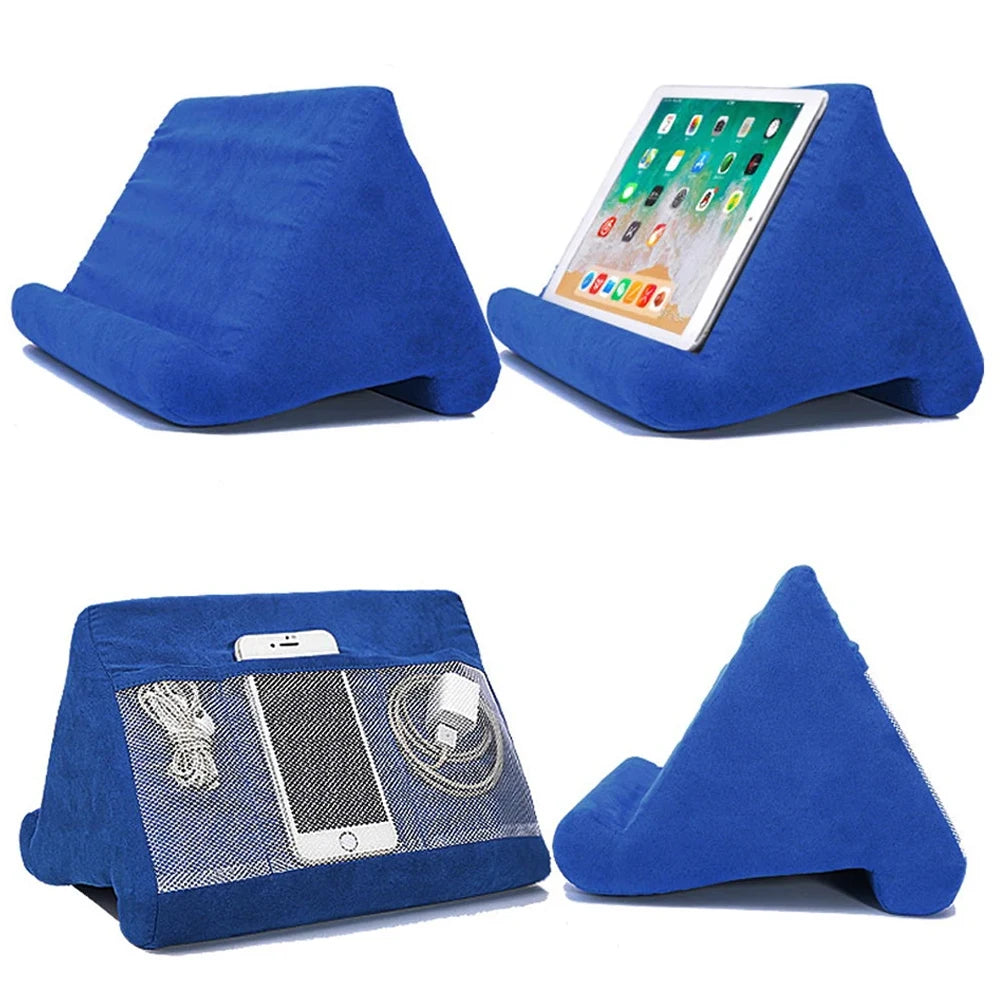 Sponge Pillow Tablet Holder for IPad Samsung Huawei Xiaomi Tablet Holder Mobile Phone Support Pillow Multi-angle Reading Stand