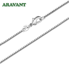 925 Silver 2MM Box Chain Necklace for Men Best Price in Men Jewerly - 2023