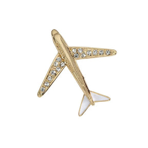 Airplane Brooch with Diamonds for Men Best Price in Men Jewerly - 2023