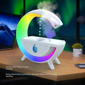 Anti Gravity Humidifier Air Diffuser Colourful Ambient Lights Home Use Large Fog Volume Air Droplet Inversion Water Humidifier